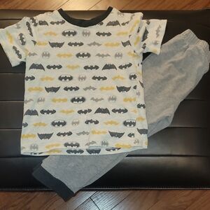Batman Kids Pajama Set - Black, Gray, and Yellow